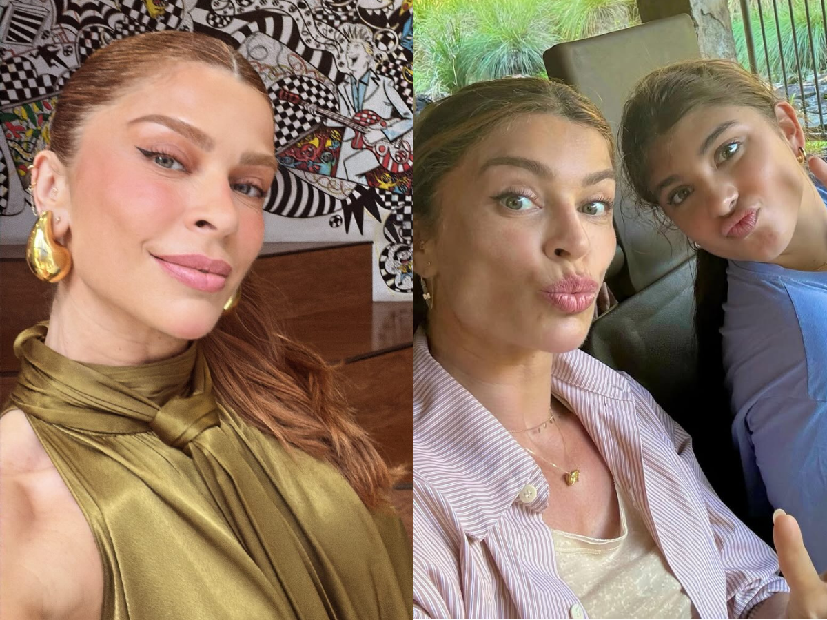 No “Mais Você”, Grazi Massafera fala do convívio com a filha e diz que Cauã é pai presente