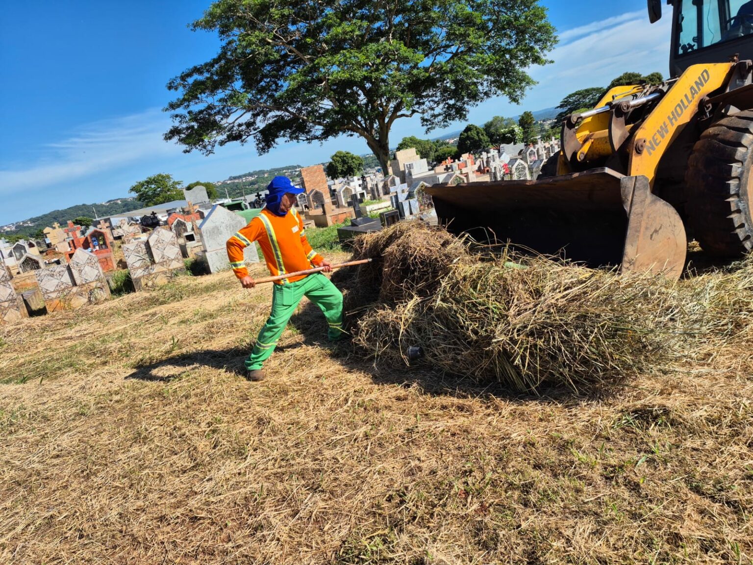 Comurg remove 654 toneladas de resíduos dos cemitérios municipais