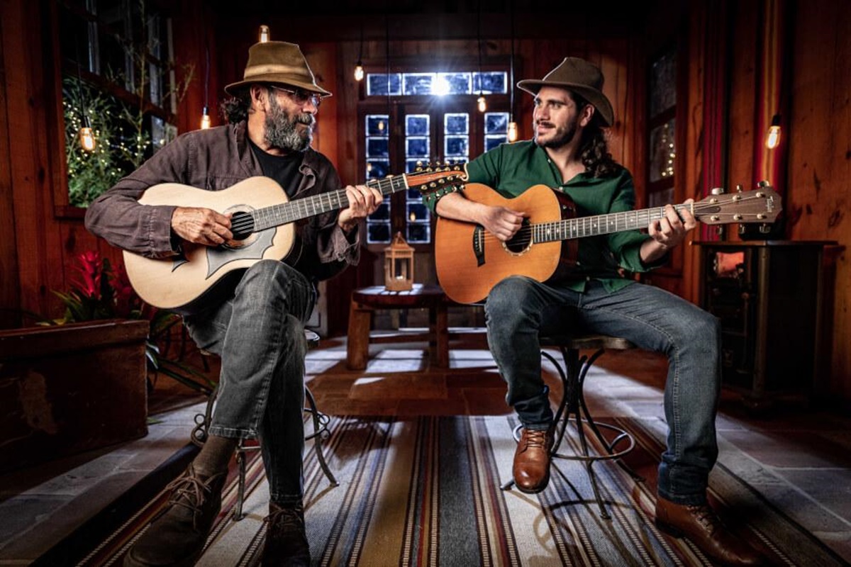 Almir Sater & Gabriel Sater juntos na inédita turnê “Pai e Filho”, dia 25 de Abril em Goiânia!