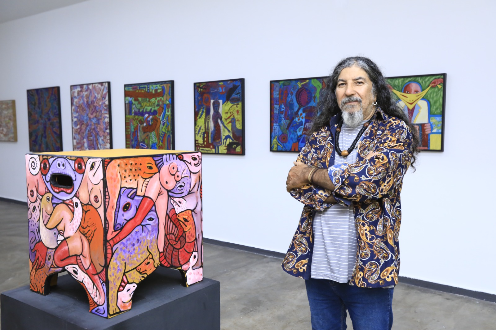 Exposição “Nonatto Coelho 4 Décadas de Arte” é inaugurada em Inhumas