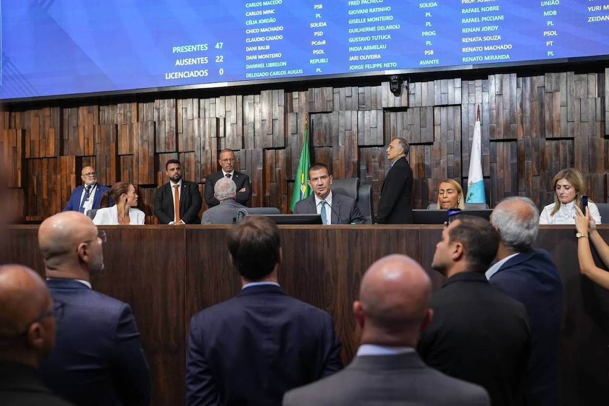 Assembleia Legislativa do RJ nomeia 30 exonerados pelo governador interino Ricardo Couto