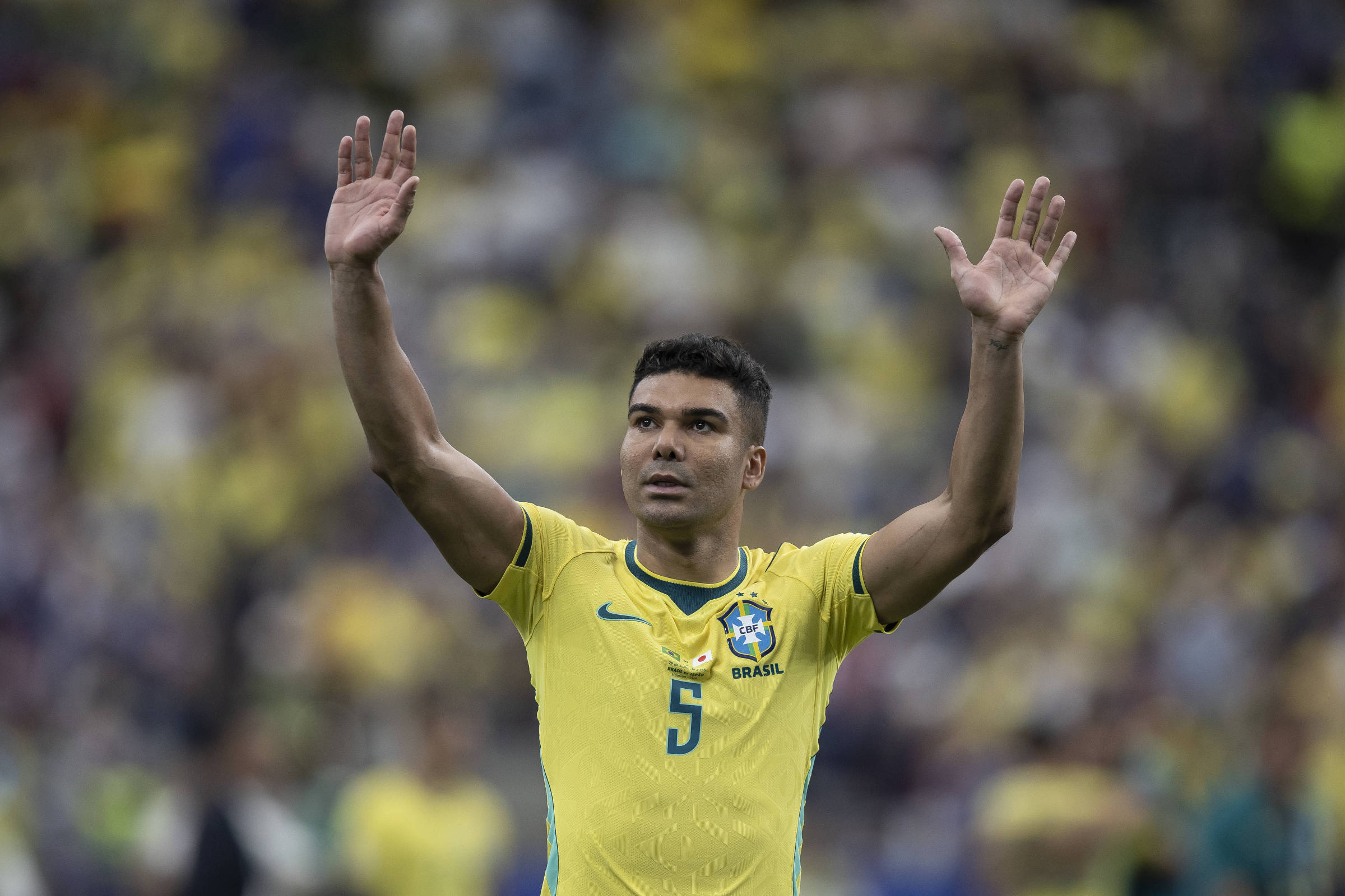 Casemiro minimiza substituição por cãibra na vitória do Brasil sobre o Japão na Copa de 2026