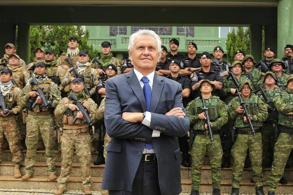 Ronaldo Caiado conta com 51 policiais militares para segurança pessoal e de familiares em São Paulo