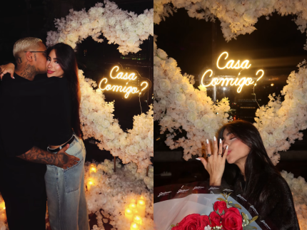 Noivos! Mc Ryan surpreende Gi Roque com pedido de casamento no Dia dos Namorados