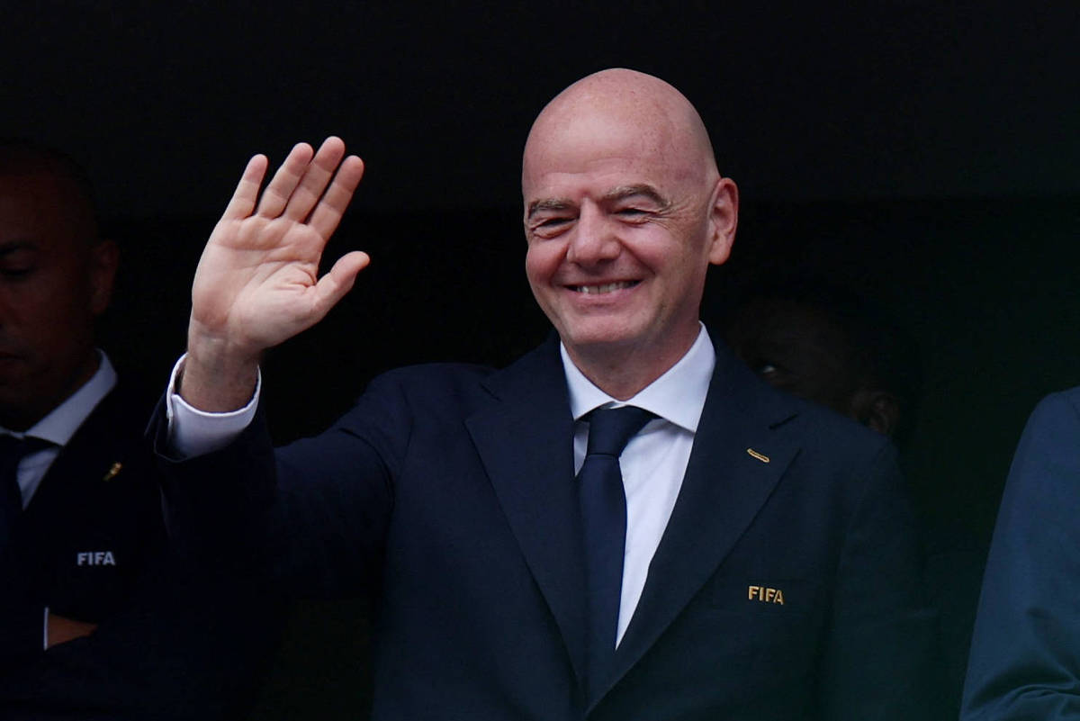 Presidente da Fifa defende pausas para hidratação e indica uso em futuras Copas do Mundo