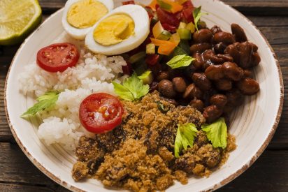 prato de comida caseira